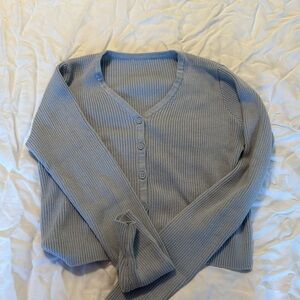 J Galt light blue sweater